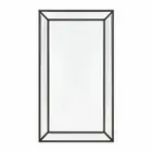 Zeta Wall Mirror - Medium Black 92cm H
