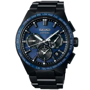 【SEIKO 精工】ASTRON GPS衛星對時 陶瓷錶圈 鈦金屬 太陽能腕錶 SK044 母親節 禮物(SSH121J1/5X53-0BV0B)