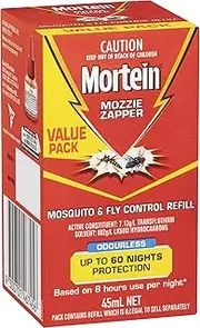 [Mortein] Mozie Zapper Mosquito and Fly Control Refill, 45 ml