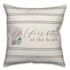 Creative Products Life is Better at the Beach Snail and Banded Tulip Shell 18 x