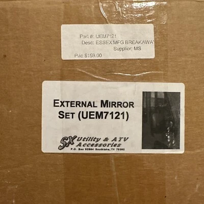 Britax Mirror Kit 1100X 5.5” X 7.75” Compatible with Kubota RTV1100 UEM7121