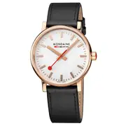 Mondaine Official Railways Evo2 40mm Rose Gold Watch 7.61138E+12