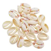20PCS Floral Polished Cowrie Conch Shell Fish Tank Decor Ornament Embellishment