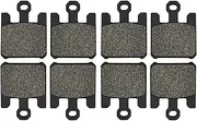 Brake Pad for K&awasaki ZX6R ZX636 N&inja for ZX 636 2003-2007 for ZX 6RR for ZX 600 2003-2006 ZX10R for ZX 1000 2004-2007 Motorcycle Front Rear Brake Pads Disc Brake Pads (Color : 2 Pairs Front)