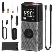 Tire Inflator Portable Air Compressor with Digital Pressure Gauge, 150PSI Cor...