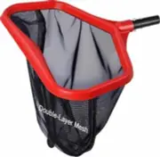 Goovilla Pool Net, Skimmer w/ Reinforced Frame, Large Capacity, Pond, Minnow,RED