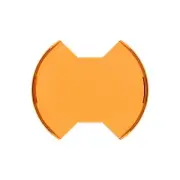 SlimLite 8" LED - Light Shield - Amber