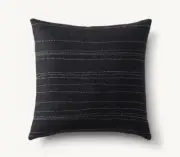 Restoration Hardware KUBA CLOTH PICKSTITCH OUTDOOR PILLOW COVER SQUARE 20” NWT