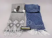 2 Pairs of Diane Gilman DGZ Beaded Fringe Women's 8P Pants Cropped - Brand New!