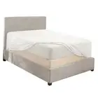 White Fitted Sheet Size, Extra Deep Pocket Fitted Sheet Only, Queen 01 - White