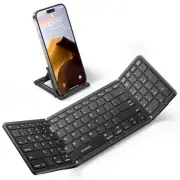 Foldable Bluetooth Keyboard with Numeric Keypad, Full-Size Wireless Folding K...