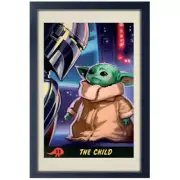 Star Wars The Mandalorian The Child Framed Art Print