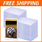 300-Pack 3"x4" Hard Plastic Top Loaders – Ultimate Card Protection Solution