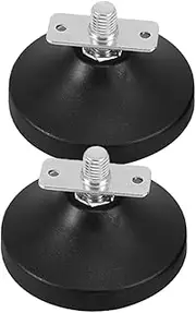 Kisangel 2pcs Foosball Table Feet Levelers: Rubber Leveling Feet Anti-Slip Soccer Leg Tips Table Football Accessories for Home and Office