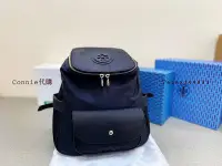 在飛比找Yahoo!奇摩拍賣優惠-全館免運 Tory Burch 雙肩背包 防水布藝背包 後背