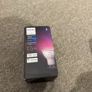 Philips Hue GU10 Bluetooth 50W LED White and Color Ambiance Smart Bulb - 542332