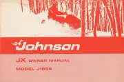 1975 JOHNSON SNOWMOBILE JX OWNERS MANUAL P/N 263909 (223)