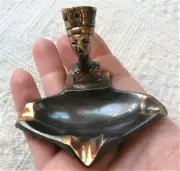 Egyptian Ashtray Travel Pharaoh Sphinx Cleopatra Souvenir Collectibles 3