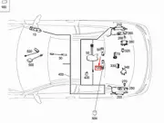 NEW MERCEDES-BENZ E C207 REAR LEFT ROOF ANTENNA AMPLIFIER A2078200789