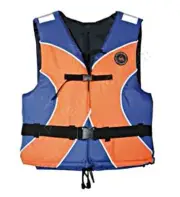 LINDEMANN Buoyancy Aid Standard Vest >90kg Body Weight Orange/Blue