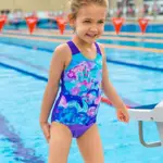 SPEEDO DIGITAL PLACEMENT SWIMSUIT IN BLUE/PURPLE 兒童泳衣 現貨新品3歲