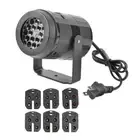 LED Projection Lamp Atmosphere Snowflake Xmas Pattern Outdoor Holiday Light (US)