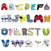 Alphabet Lore Plush Toys 26 Letters Animal Plushie Education Doll For Kids Adults Halloween Christmas Gift