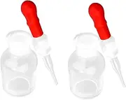 Gatuida 1 Set 2 Pcs Bottle Lab Glassware Eye Dropper Droppers Supplies Tools