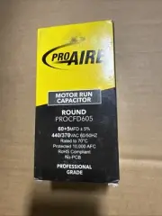 ProAire Round Run Capacitor 370 Volt PROCFD605