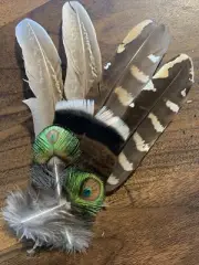 7pcs Natural 7-17cm Mixed Pheasant Peacock Turkey Feathers Decor DIY Art Craft