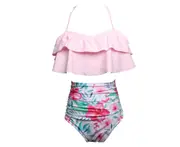 Sexy Bikini Women Bathing Pattern Printing Swimsuit Beach Suit - 1