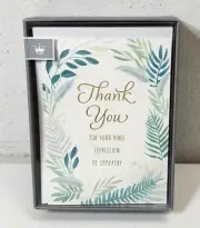 Hallmark Pack of 20 Thank You For Your Kind Expression Of Sympathy Cards NEW