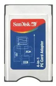 SanDisk 4-in-1 PC Card Adapter for SD/SM/MS & MMC (SDDR-65-07)