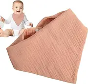 Baby Bandana Bibs, Soft Cotton Handkerchief Bibs for Babies, 15.75x7.87 Inches Breathable, Absorbent Fabric Material, Stylish Design, Ideal for Teething, Feeding, Burping