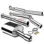J2 Cat Back System 2.5"OD Piping+ Muffler+3.5"OD Tip for 12-15 Honda Civic Coupe