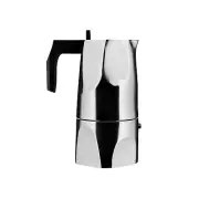 Ossidiana Stove Top Espresso Coffee Maker, Black