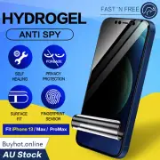 Full Coverage iPhone 13 Pro Max Privacy Anti-Spy Hydrogel Film Screen Protector