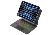 PROMATE Folio Touch Wireless iPad Keyboard Case with RGB Backlight & Smart Conne
