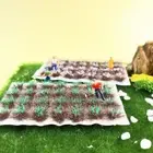 Plastic Miniature Grass-plot Accessories Grass Tufts Model