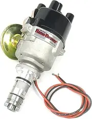 Pertronix D176600 Flame-Thrower Plug and Play Vacuum Advance Cast Electronic Distributor with Ignitor Technology for British 4 Cylinder Engine