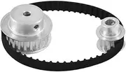 1pcs XL Timing Pulley Belt Set XL 12T 24T Pulley Reduction 1:2 100mm Center Distance 116XL Tranmission Belt for Laser Machine