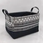 Black & White Patterned Basket