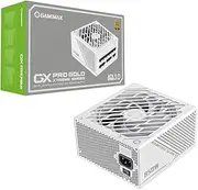 GameMax GX-850 Pro Modular 80 Plus Gold ATX3.0 PCIe 5.0 Power Supply with 13.5cm FDB Fan | White