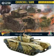 Bolt Action Tank War - British Churchill Tank, World War Two Miniatures, Action