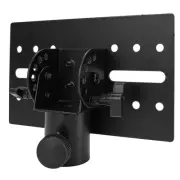 Rotatable 35mm Speaker Stand Adapter, Adjustable Metal Mount Bracket Tripod P