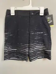 NEW Art Class Target Black W/ Grey Stripes Swim Suit Bottoms Shorts Boys size 16