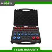 New 44 Pcs Sets Nut and Bolt Thread Checker 23 Inch and 21 Metric In Case