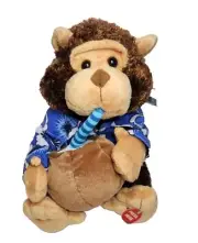 Vacation Monty 11" Sings "Escape" Great Condition Great Gift Needs Good Home