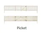 N Picket Fence (8pcs)