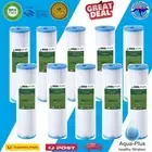10 Washable Pleated Sediment Water Filter Replacement Cartridges 10" 2.5" 5 Mic